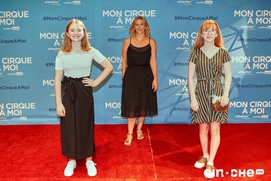 Sur le tapis rouge du film Mon cirque à moi