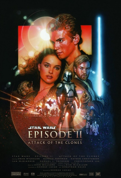 Affiche du film Star Wars: Episode II - Attack of the Clones