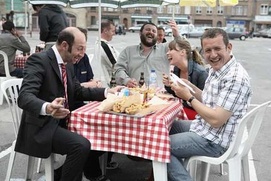 Scène du film Bienvenue chez les Ch'tis Scène du film Bienvenue chez les Ch'tis