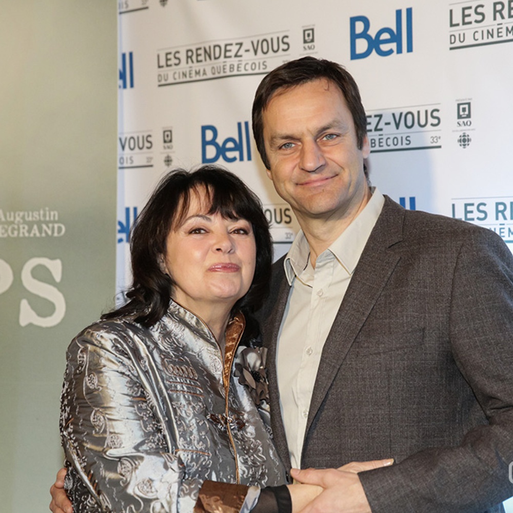 Sur le tapis rouge du film Les loups