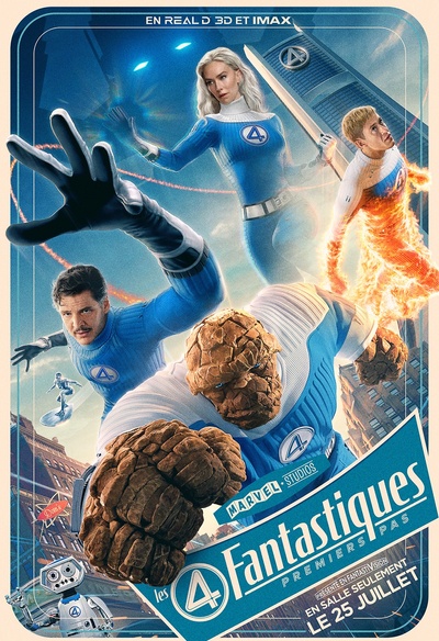 Affiche du film Les quatre Fantastiques : Premiers pas