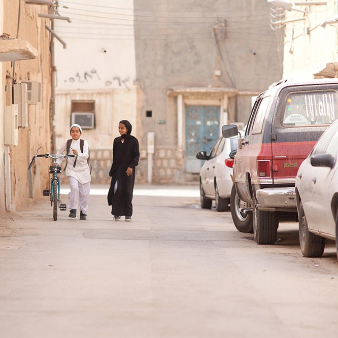 Une scène du film <em>Wadjda</em>