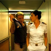 Une scène du film <em>Bienvenue à bord</em>