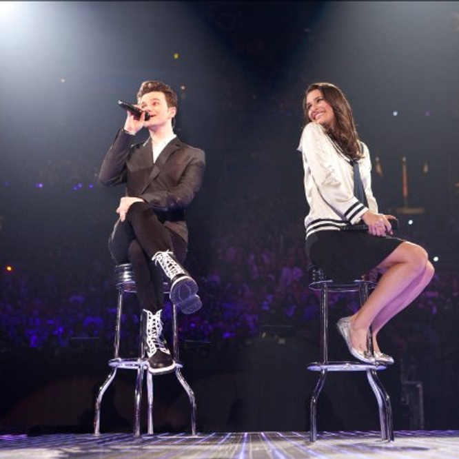 Une scène du film <em>Glee: The 3D Concert Movie</em>