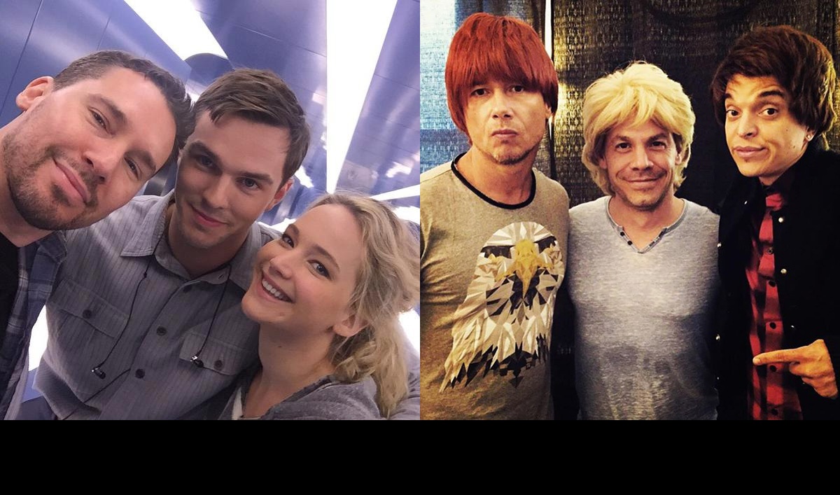 Photos des différents tournages en cours par les artistes