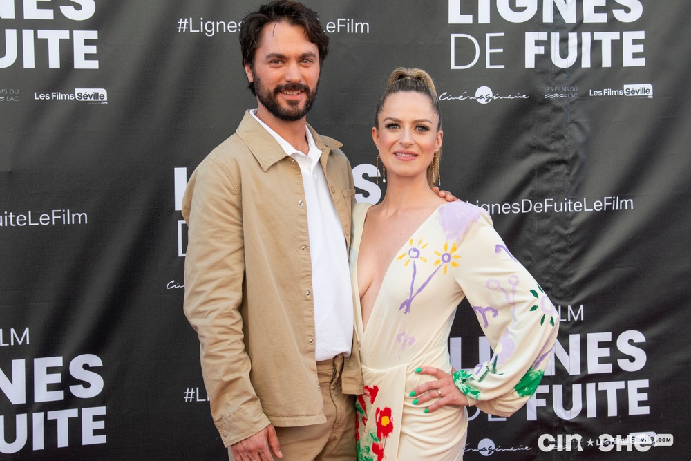 Sur le tapis rouge du film Lignes de fuite