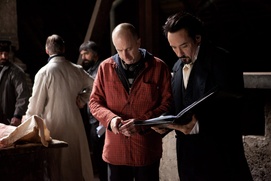Sur le plateau du film The Raven Sur le plateau du film The Raven