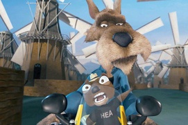 Une scène du film Hoodwinked Too! Hood vs. Evil Une scène du film Hoodwinked Too! Hood vs. Evil