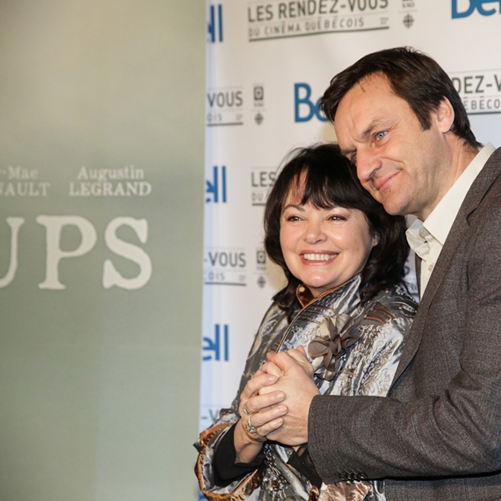 Sur le tapis rouge du film Les loups
