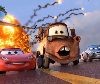 Une scène du film Cars 2