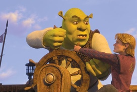 Scène du film Shrek le troisième Scène du film Shrek le troisième