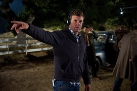 Sur le plateau du film Gangster Squad Sur le plateau du film Gangster Squad