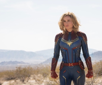 Une scène du film Captain Marvel