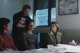 Une scène du film Slalom