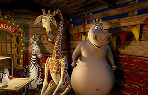 Une scène du film Madagascar 3: Europe's Most Wanted