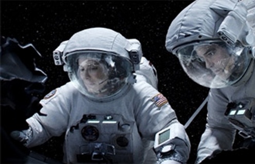 Une scène du film Gravité
