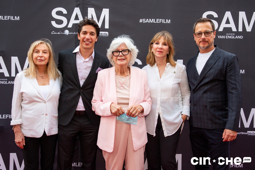 Sur le tapis rouge du film Sam
