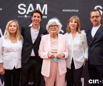 Sur le tapis rouge du film Sam