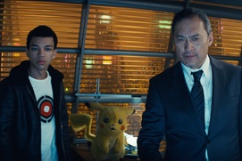 Une scène du film Pokémon Detective Pikachu Une scène du film Pokémon Detective Pikachu