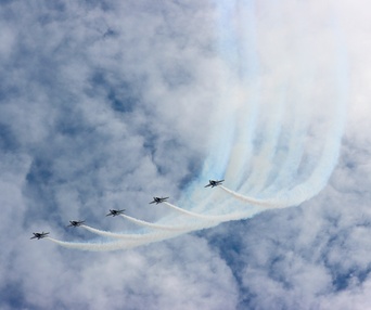 Une scène du film The Blue Angels