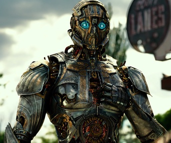 Une scène du film Transformers: The Last Knight