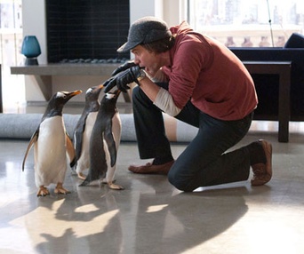 Une scène du film Mr. Popper's Penguins