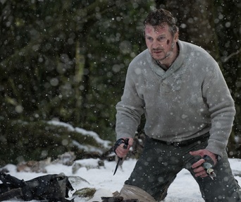 Une scène du film The Grey