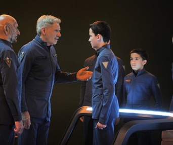 Une scène du film Ender's Game