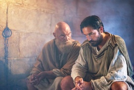 Une scène du film Paul, Apostle of Christ Une scène du film Paul, Apostle of Christ