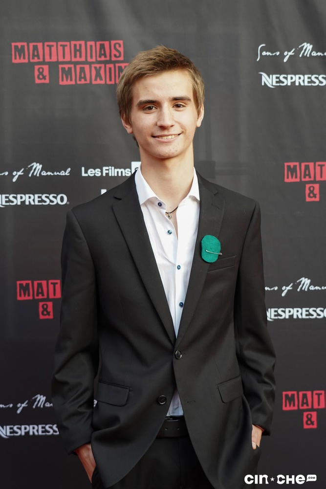 Sur le tapis rouge du film Matthias et Maxime
