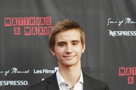Sur le tapis rouge du film Matthias et Maxime