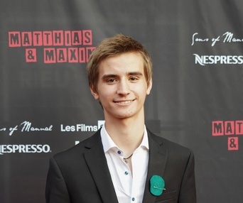 Sur le tapis rouge du film Matthias et Maxime