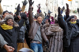 Une scène du film Black Nativity
