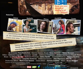 Affiche du film Travelling lihgt: Artists on the Move