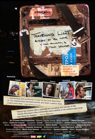 Affiche du film Travelling lihgt: Artists on the Move