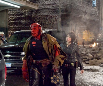 Scène du film Hellboy 2: The Golden Army