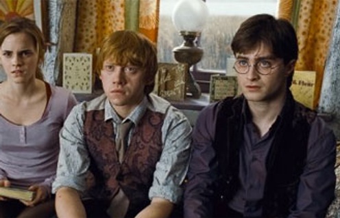 Rupert Grint, Daniel Radcliffe et dans le film Emma Watson Harry Potter and the Deathly Hallows: Part 1