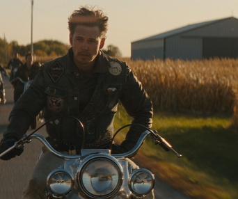 Une scène du film The Bikeriders