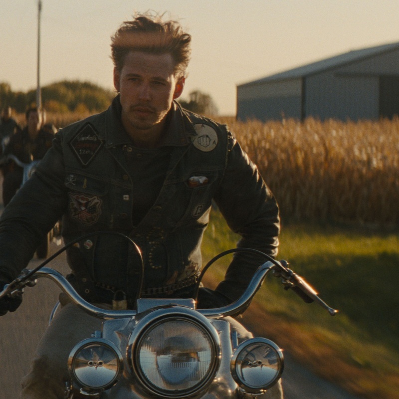 Une scène du film The Bikeriders