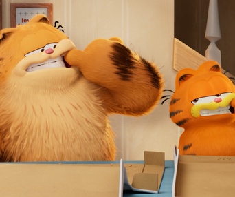 Une scène du film Garfield