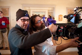 Sur le plateau du film Joyful Noise