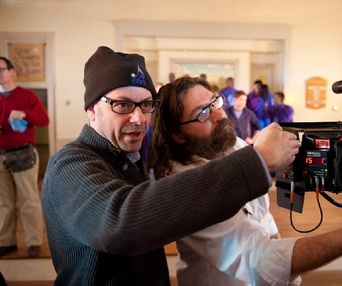 Sur le plateau du film Joyful Noise