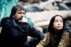 Sur le plateau du film Maïna Sur le plateau du film Maïna