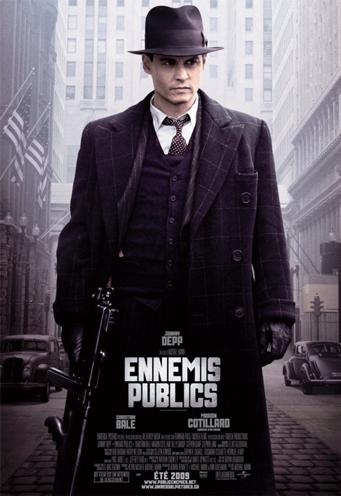 Galerie - Primeur : Affiche en français du film Ennemis publics