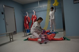 Une scène du film Contagion