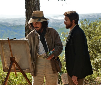 Une scène du film Cézanne et moi