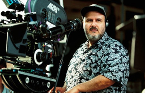 Alex Proyas sur le plateau de I, Robot