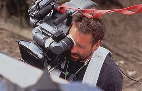 Luc Besson sur le plateau de The Messenger
