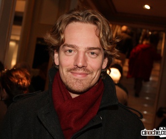 Sur le tapis rouge du film Le vendeur