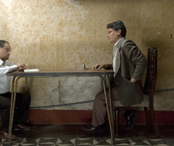 Une scène du film Octubre